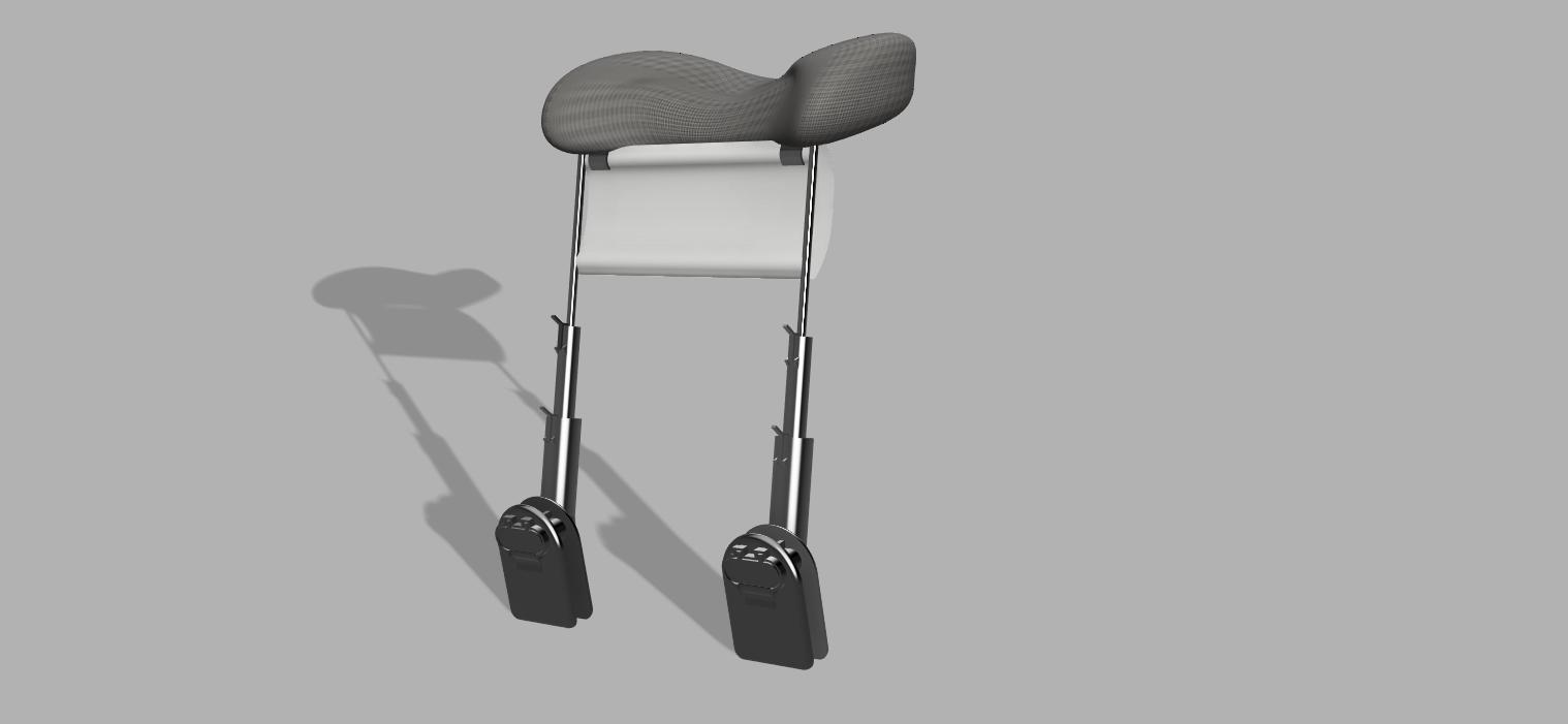 의자에 꽂아서 사용가능한 샴푸대